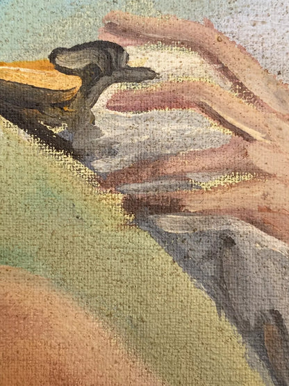 art-portrait-surrealiste-femme-nue-cygne-peinture-huile-toile