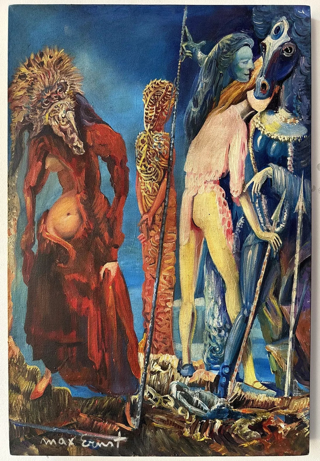art-decoration-tableau-peinture-huile-toile-surrealisme-personnages-nue