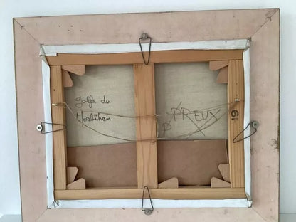 art-decoration-tableau-peinture-huile-toile-paysage-marin-plage-golfe-Morbihan