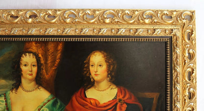 Copie tableau "Portrait d'Anna Dalkeith et Anna Kirk" par Van Dyck
