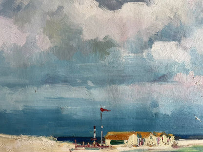 art-decoration-tableau-peinture-huile-toile-paysage-ocean-mer-bateaux