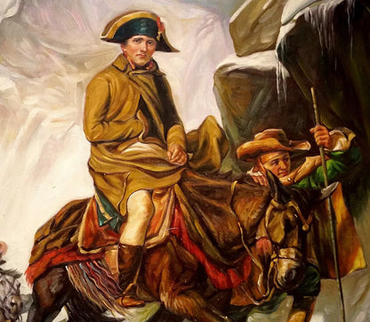 art-decoration-tableau-peinture-huile-toile-Bonaparte Saint-Bernard