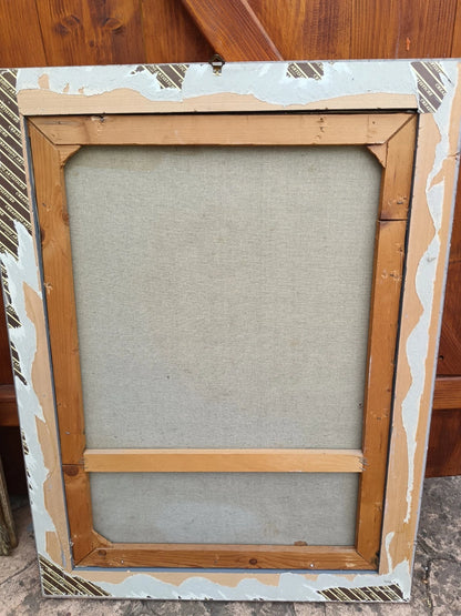 art-decoration-tableau-peinture-huile-toile-portrait-feminin-femme-nue-plage