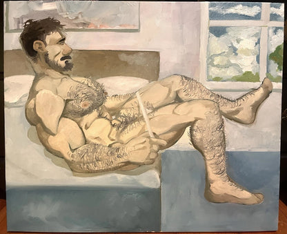 art-erotique-nu-masculin-male-homme-peinture-huile-toile