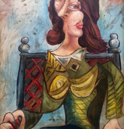 art-moderne-abstrait-portrait-feminin-femme-peinture-huile-toile