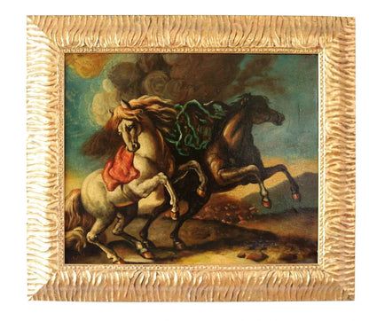 art-animal-Tableau-Chevaux-peinture à l'huile sur toile