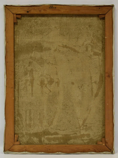 art-decoration-tableau-peinture-huile-toile-Fritz Bantli (1892-1952) ARTPRICE Tableau ancien "Jésus et les enfants", huile