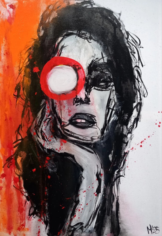 art-decoration-tableau-peinture-huile-toile-abstrait-portrait-feminin-visage-femme