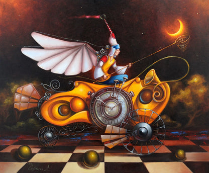 art-decoration-tableau-peinture-huile-toile-surrealisme-mecaniques