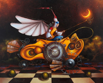 art-decoration-tableau-peinture-huile-toile-surrealisme-mecaniques