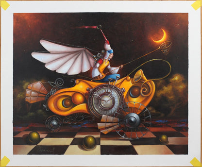 art-decoration-tableau-peinture-huile-toile-surrealisme-mecaniques