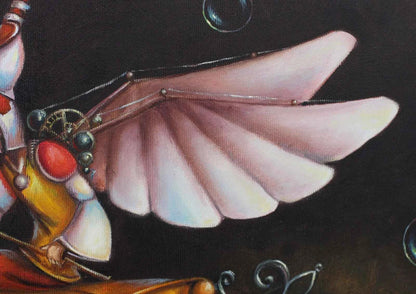 art surrealiste tableau peinture huile sur toile -personnages