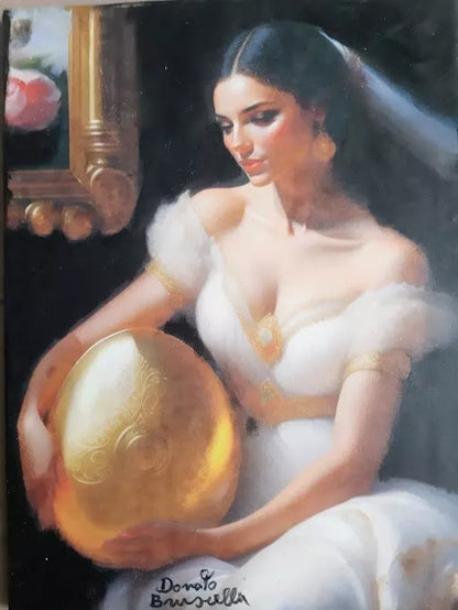 art-decoration-erotique-tableau-peinture-huile-toile-femme-denudée-espagnole