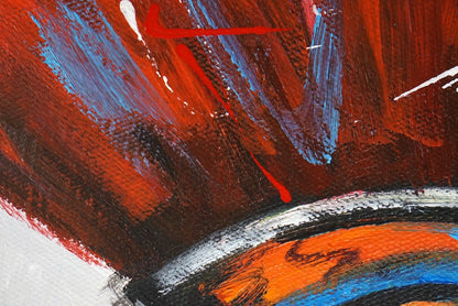 art-decoration-tableau-peinture-huile-toile-portrait-moderne-guerrier-Leonidas