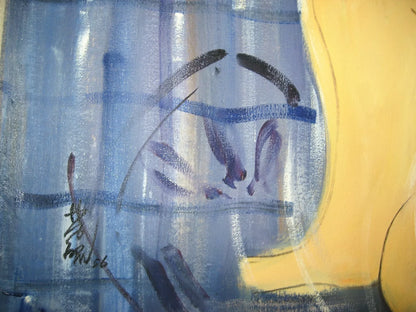 peinture à l'huile chinoise 100 % peinte à la main femme beauté chinoise nue par Lin Fengmian