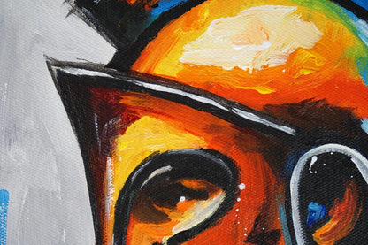 art-decoration-tableau-peinture-huile-toile-portrait-moderne-guerrier-Leonidas