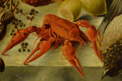 1908 Tableau ancien nature morte, huile, signé et daté, 85 x 72,5 cm