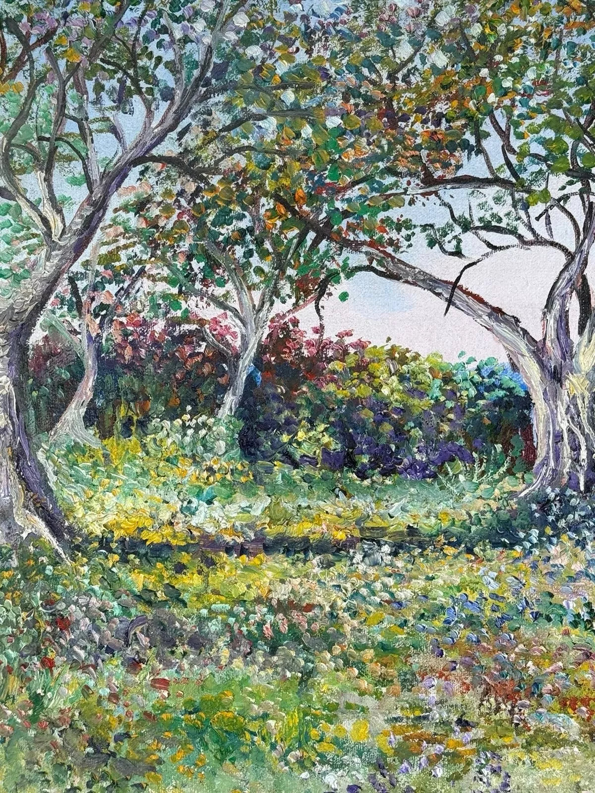 art-decoration-tableau-peinture-huile-toile-paysage-campagne-arbre