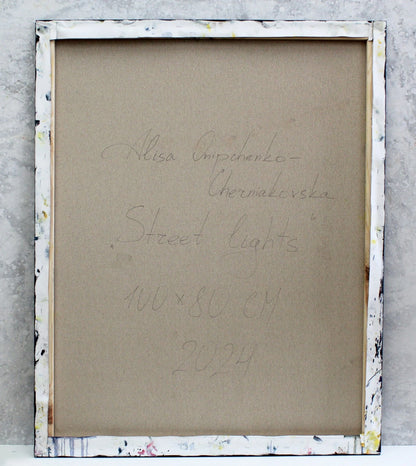 art-decoration-tableau-peinture-huile-toile-moderne-street-new york-by night