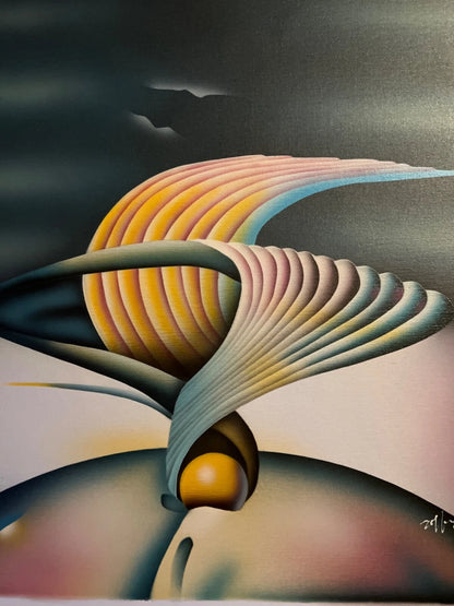 Timing Space - peinture à l'huile originale sur toile