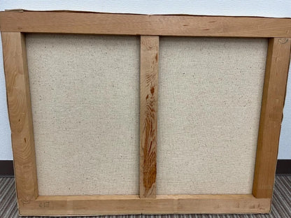 Bouvier de Cachard Piazza San Marco 1964 Peinture à l'huile originale paysage de Venise