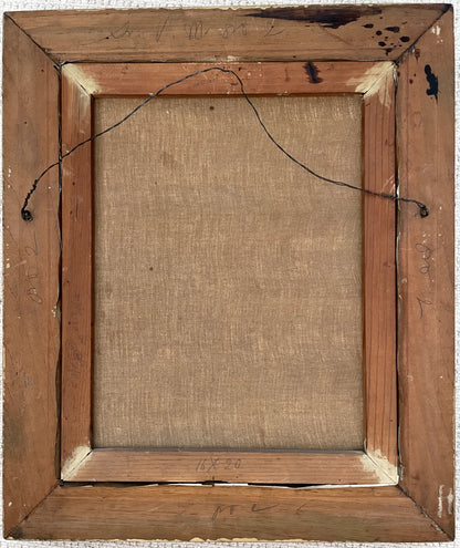 Ann Sonia huile sur toile signée nature morte bouquet de fleurs 1944 encadrée