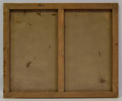 Vers 1920-1940 Tableau ancien, Venise à la tombée du crépuscule, huile, signée