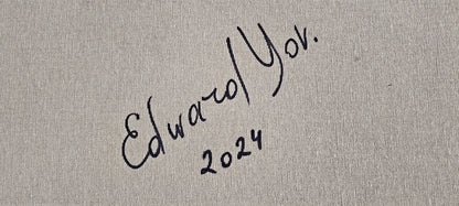 akril peinture art abstrait moderne huile originale Edward Yov