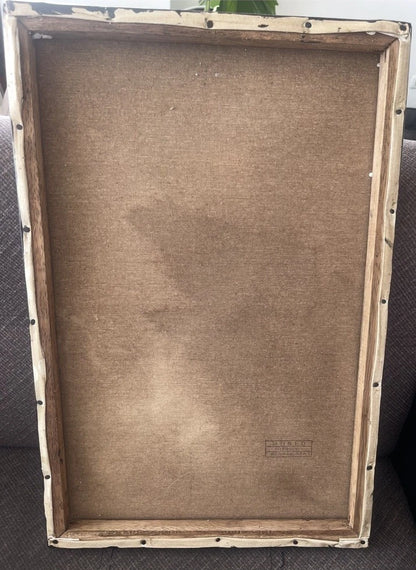 art-decoration-scene-personnage-follow me-peinture-huile-toile