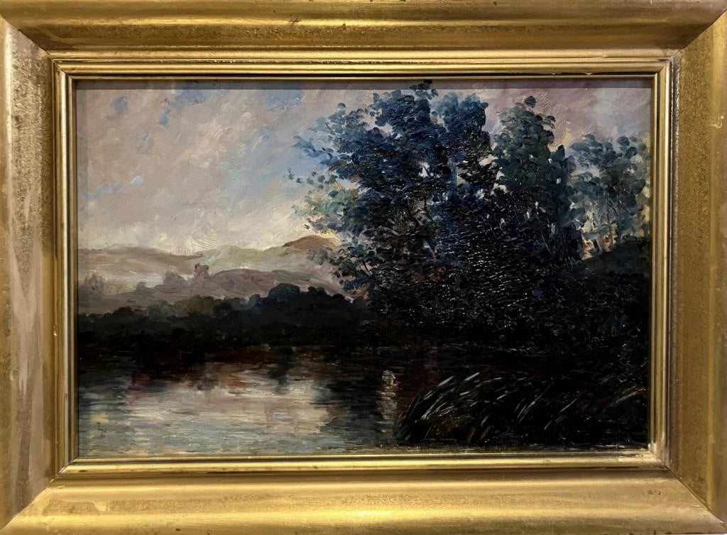 Un havre de paix où l'eau murmure des secrets à l'âme peinture huile sur toile 1911