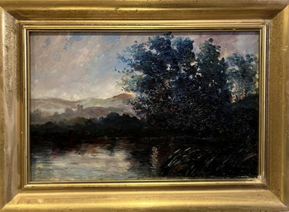 Un havre de paix où l'eau murmure des secrets à l'âme peinture huile sur toile 1911