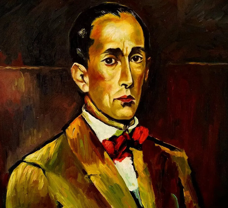 art-d'après Anton Faistauer autoportrait peinture à l'huile