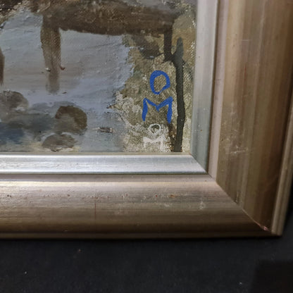 Huile sur toile "Les baigneuses" de Oleg Marouchkine