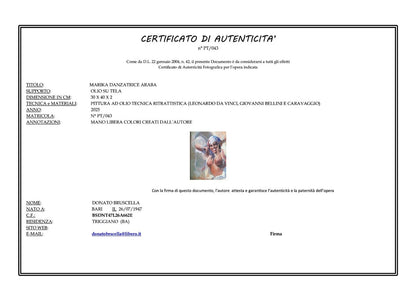 art-decoration-tableau-peinture-huile-toile-portrait orientelisme-femme-berbere-seins-nu