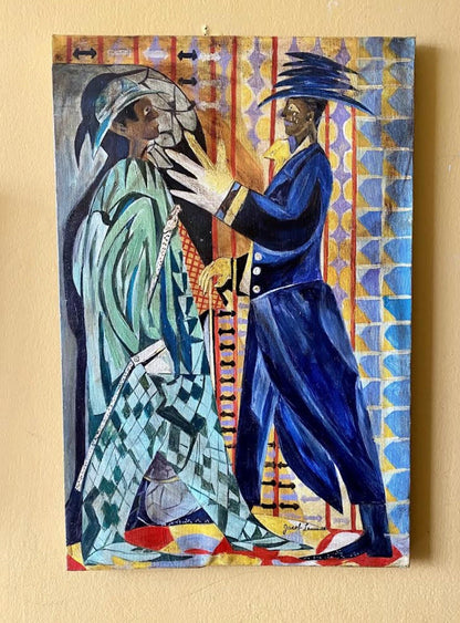 art-moderne-decoration-tableau-peinture-huile-toile-portrait-personnages