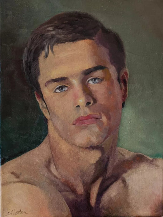 art-decoration-tableau-peinture-huile-toile-portrait-masculin-jeune-homme