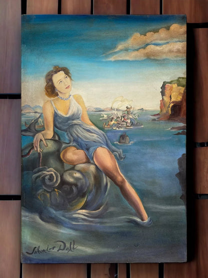 art-portrait-surrealiste-femme-peinture-huile-toile