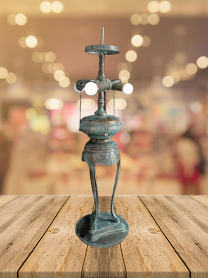 objet-decoration-lampe-style-tiffany-verre-bronze-85cm