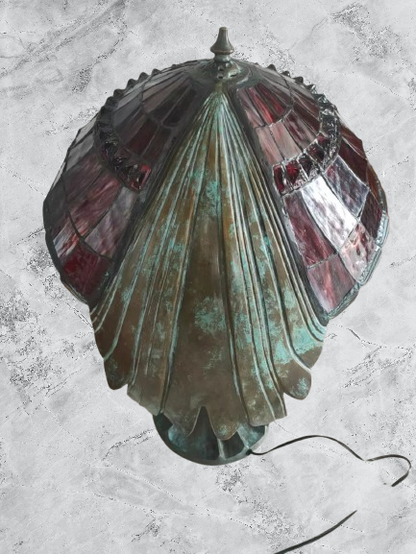 objet-decoration-lampe-style-tiffany-verre-bronze-66cm