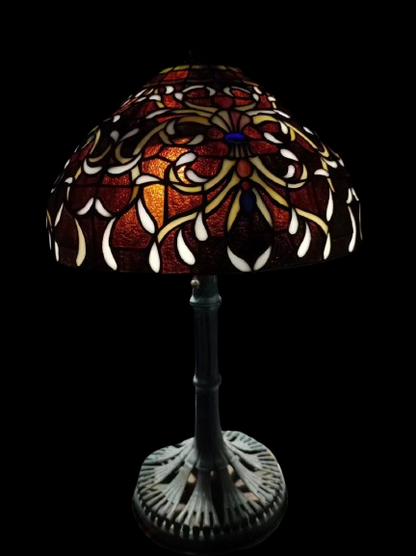 objet-decoration-lampe-style-tiffany-verre-bronze-66cmx42cm