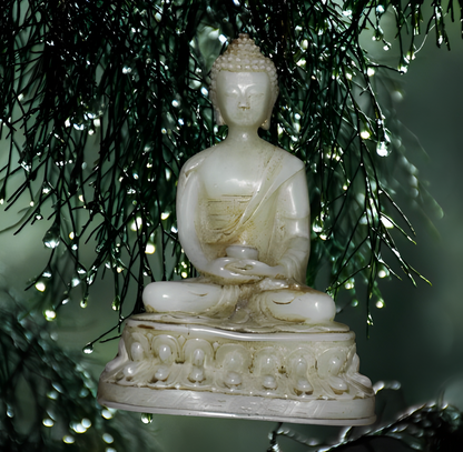 Ancienne statue de Bouddha Shakyamuni Amitabha Shakyamuni