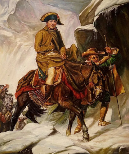 art-decoration-tableau-peinture-huile-toile-Bonaparte Saint-Bernard