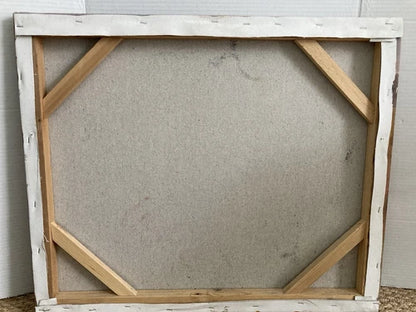 art-decoration-peinture-huile-toile-paysage-scene-rue-Paris-boulevards-hiver-neige