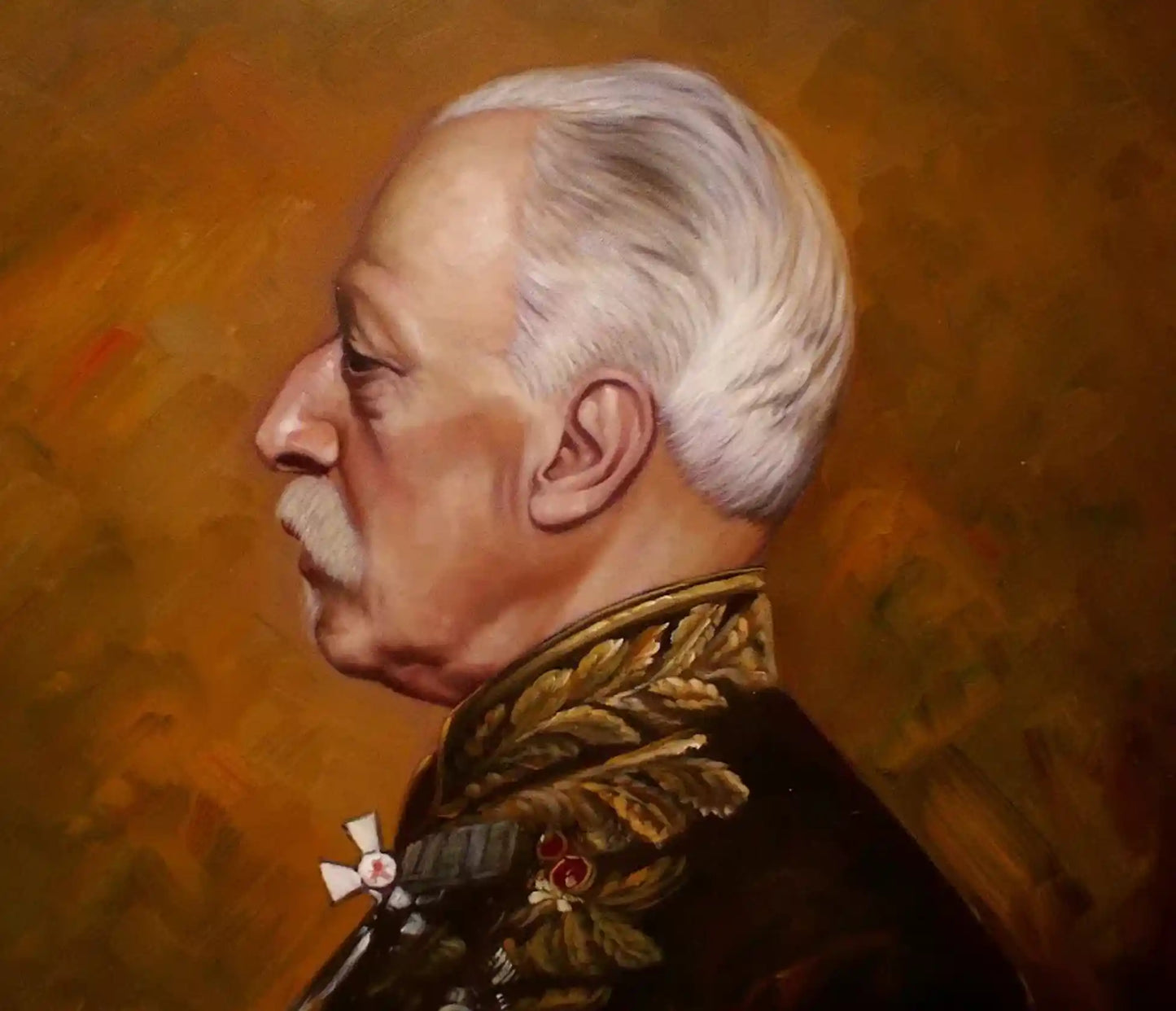 Peinture à l'huile Friedrich Krüger, Anton von Werner