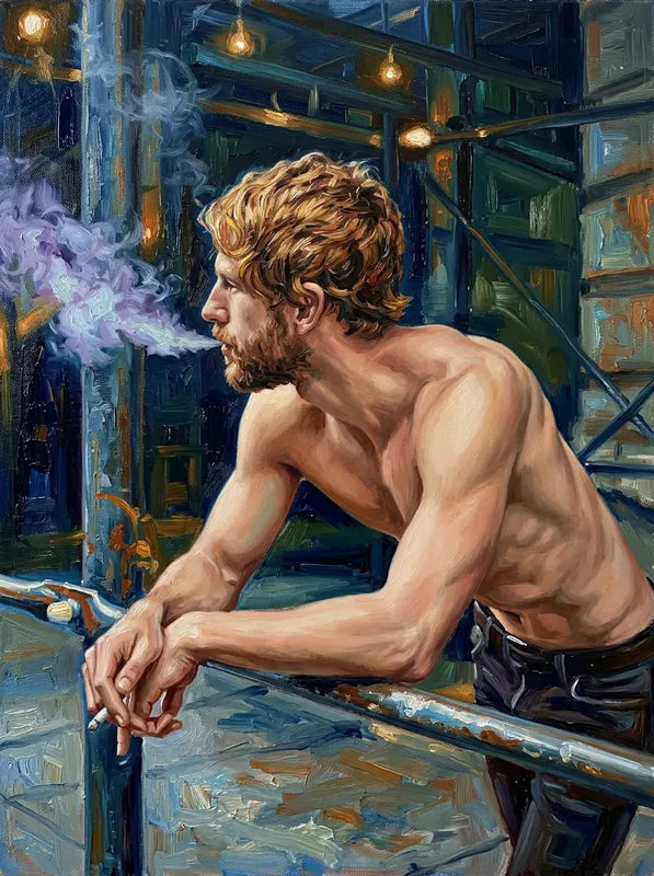 peinture huile sur toile faite sur commande - PPORTRAIT BOGOSSE