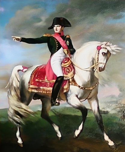 portrait Napoléon Bonaparte tableau peinture huile sur toile - Kikooyou Art Gallery